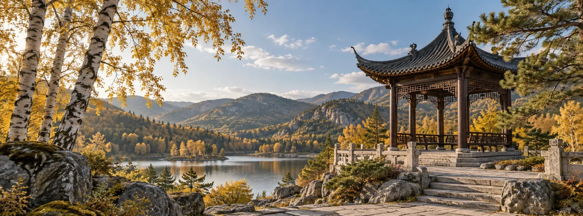 美丽的黑龙江，美丽的亚布力 · 古建园林