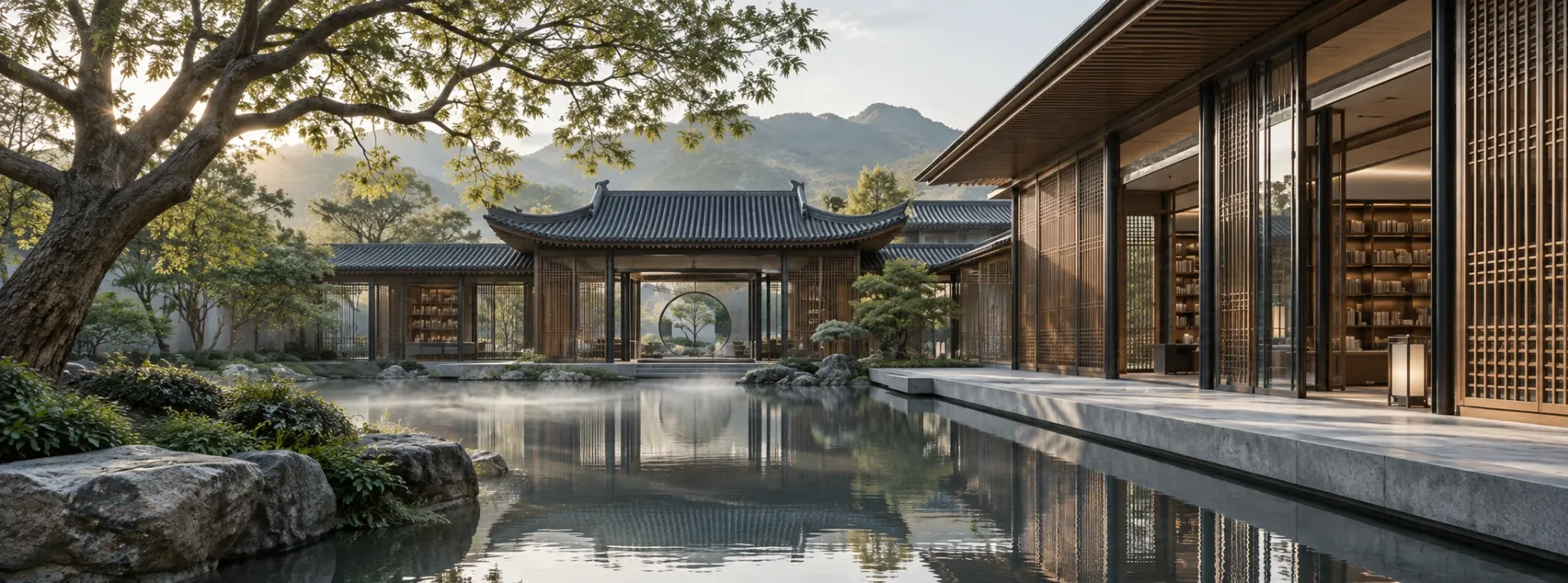 现代设计在仿古建筑中的应用简单说明 · 古建园林